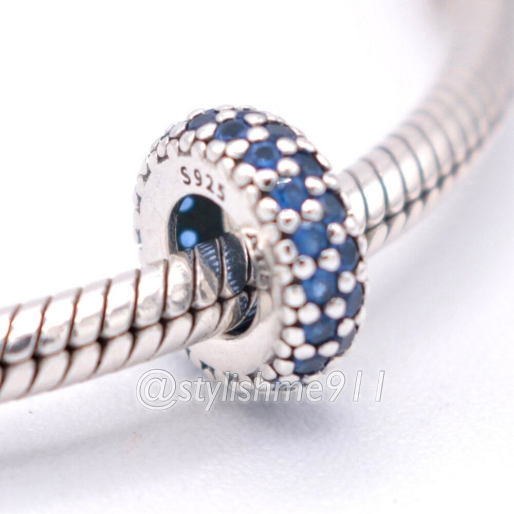 Authentic PANDORA Inspiration Within Spacer with Blue Crystal - 791359NCB